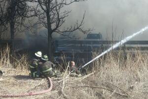 Incendio en Flea Market al oeste de Chicago