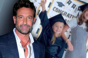 Gabriel Soto y sus hijas Elissa Marie y Alexa Miranda 