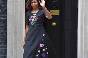 Michelle Obama Pays A Visit To Downing Street During Her Brief London Visit