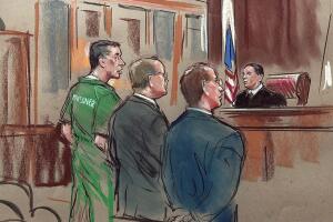 This 31 May 2001 photograph of an artist's drawing