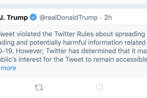 Twitter bloqueo a Trump