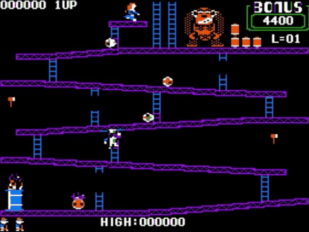 gif videojuego donkey kong