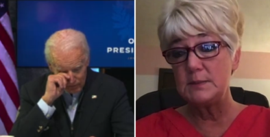 Así lloró Joe Biden al escuchar a una enfermera de California