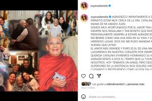 Eva Daniela, actual novia de Juan Osorio, así despidió a su 'suegra'.