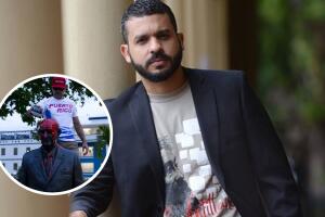 Tito Román Rivera vertió pintura roja sobre estatuas de expresidentes en el Capitolio, simbolizando el sufrimiento del pueblo puertorriqueño bajo EE.UU.