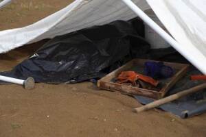 Excavación en fosa clandestina de Veracruz