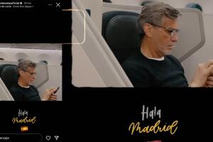 Stephanie Salas documentó este martes 10 de octubre que viajó a Europa junto con Humberto Zurita.  