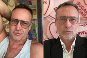 Andrés García Jr. hijo de Andrés García y Sandra Vale. 