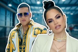 Daddy Yankee y Natti Natasha interpretan la canción 'Buena vida'.