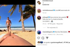 Michelle Renaud no dio mayores detalles sobre su embarazo ni tampoco cuántas semanas tendría en ese estado. 