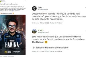 Reacciones a la serie de Amazon Prime ‘Harina, el teniente vs el cancelador’