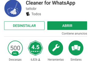 Limpiador para WhatsApp