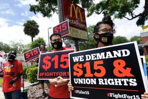 Minimum Wage Protest