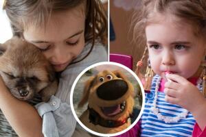 Niña usó el maquillaje de su mamá para parecerse a su perro y fue imposible regañarla.jpg