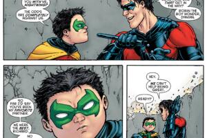 Damian Wayne y Dick Grayson