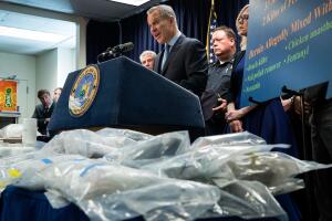New York Attorney General Eric T. Schneiderman Announces Large Heroin Bust