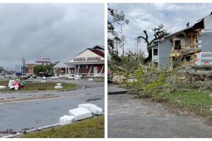 Zonas residenciales y comerciales son golpeadas tornado en Ocala 