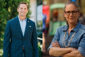 Rich McCormick y Carolyn Bourdeaux
