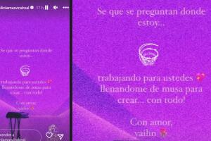 Yailin esclareció con este mensaje en dónde ha estado estos días.