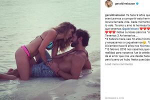 Geraldine Bazán, Gabriel Soto 2016