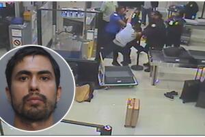Video ciudadano canadiense atacando oficial TSA aeropuerto de Miami
