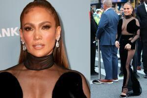 Jennifer López en el Festival Tribeca 2022: impacta con vestido negro transparente