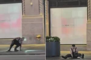 NYPD investiga video de tres personas saliendo de alcantarilla cerca de Penn Station.