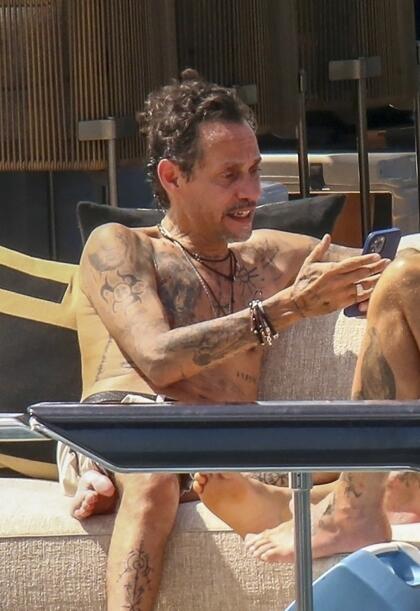 Marc Anthony y David Beckham