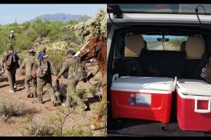 Arrestan 11 indocumentados e incautan droga: la actividad fronteriza de las últimas horas. 