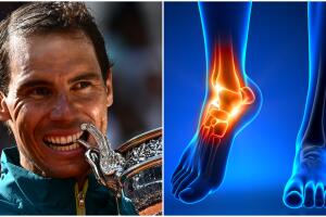 Rafael Nadal tem doença que afeta o pé