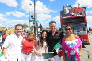 La Villita se vistió de verde, blanco y rojo