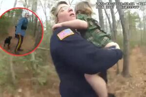 Niño de 4 años se pierde en bosque de Nueva Jersey y su leal perro labrador lo protege hasta ser encontrados (3).jpg