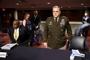 Austin and Milley Senate Armed Services Committee Hears Testimony From Defense Officials On Budget