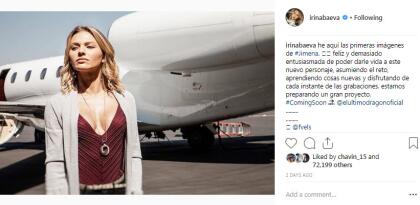 Irina Baeva Comparte Su Primera Imagen En El Dragon Serie Donde
