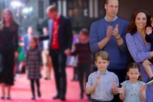 Príncipe William Kate Middleton desfilan hijos alfombra roja