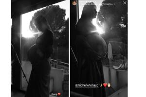 Michelle Renaud a días de volver a convertirse en madre