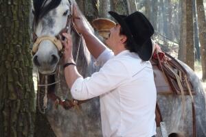 Irán Castillo y José manuel Figueroa