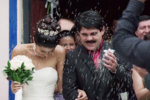 El Chapo y Elba boda