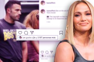 Jennifer López sorprende a los fans de 'Bennifer' con un 'like' a una foto de Ben Affleck en Instagram