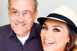 Aracely Arámbula y su padre: reportan la muerte de su papá 