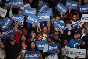 Sen. Bernie Sanders Hosts Watch Party On Night Of Iowa Caucus