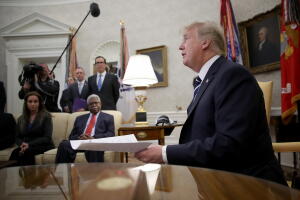 Trump Holds Tax Reform Discussion With American Workers At The White House