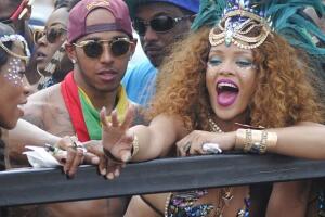Lewis Hamilton  y Rihanna