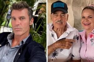 Hijo de Andrés García pone en duda los cuidados que la esposa de su padre le da