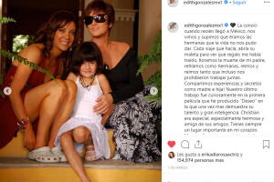 Christian Bach y Edith González