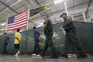 Familes and Children Held In U.S. Customs and Border Protection Processing Facility