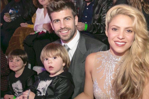 Shakira y familia