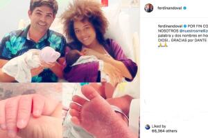 Ferdinando Valencia, Brenda Kellerman, gemelos Dante y Tadeo