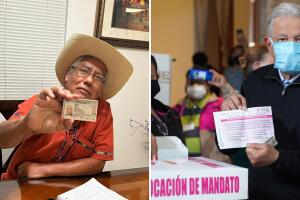 Ángel Noriega fue uno de los 8,200 mexicanos en el extranjero que emitieron su voto.