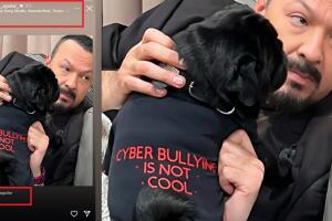 Este es el mensaje que Ángela Aguilar replicó desde la cuenta de Instagram de la mascota de su papá y con el que parece decir 'basta' ante el "ciberacoso".